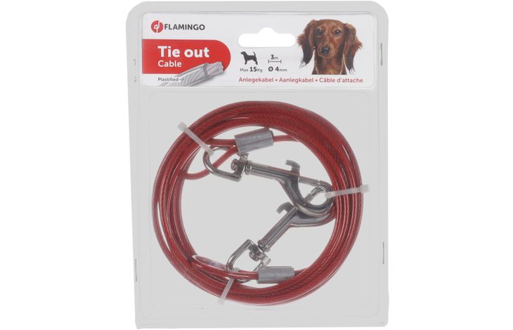 Flamingo Aanlegkabel Rood
