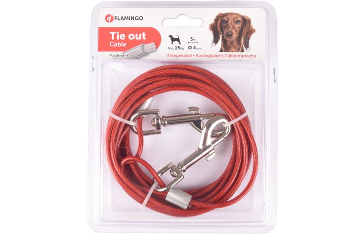 Flamingo Aanlegkabel Rood