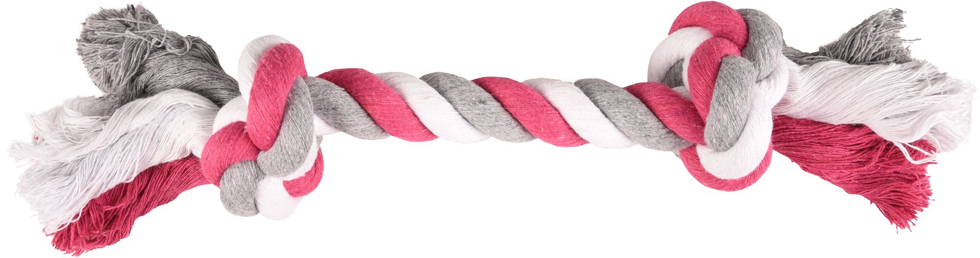Flamingo Spielzeug Jim Schnur mit 2 Knoten Fuchsie