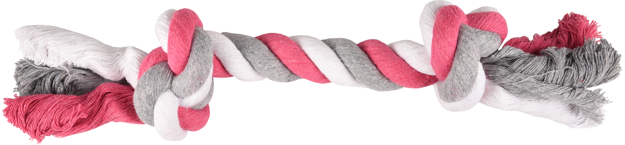 Flamingo Spielzeug Jim Schnur mit 2 Knoten Fuchsie