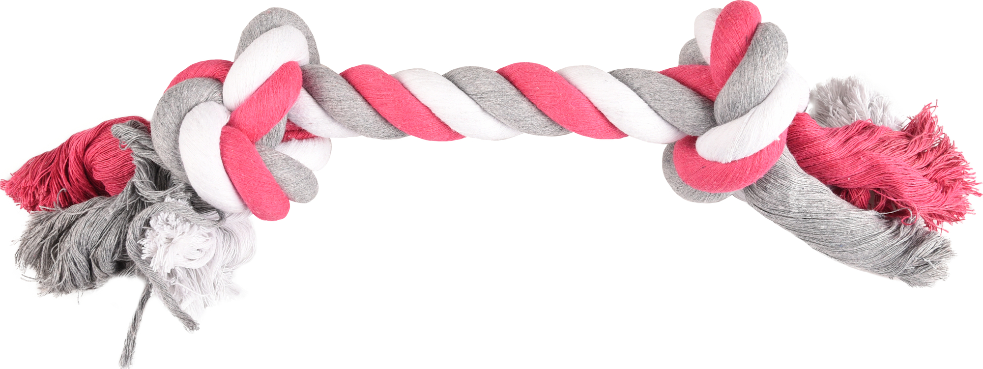 Flamingo Juguete Jim Cordón con 2 nudos Fucsia