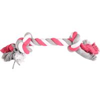 Flamingo Juguete Jim Cordón con 2 nudos Fucsia