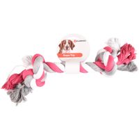 Flamingo Juguete Jim Cordón con 2 nudos Fucsia