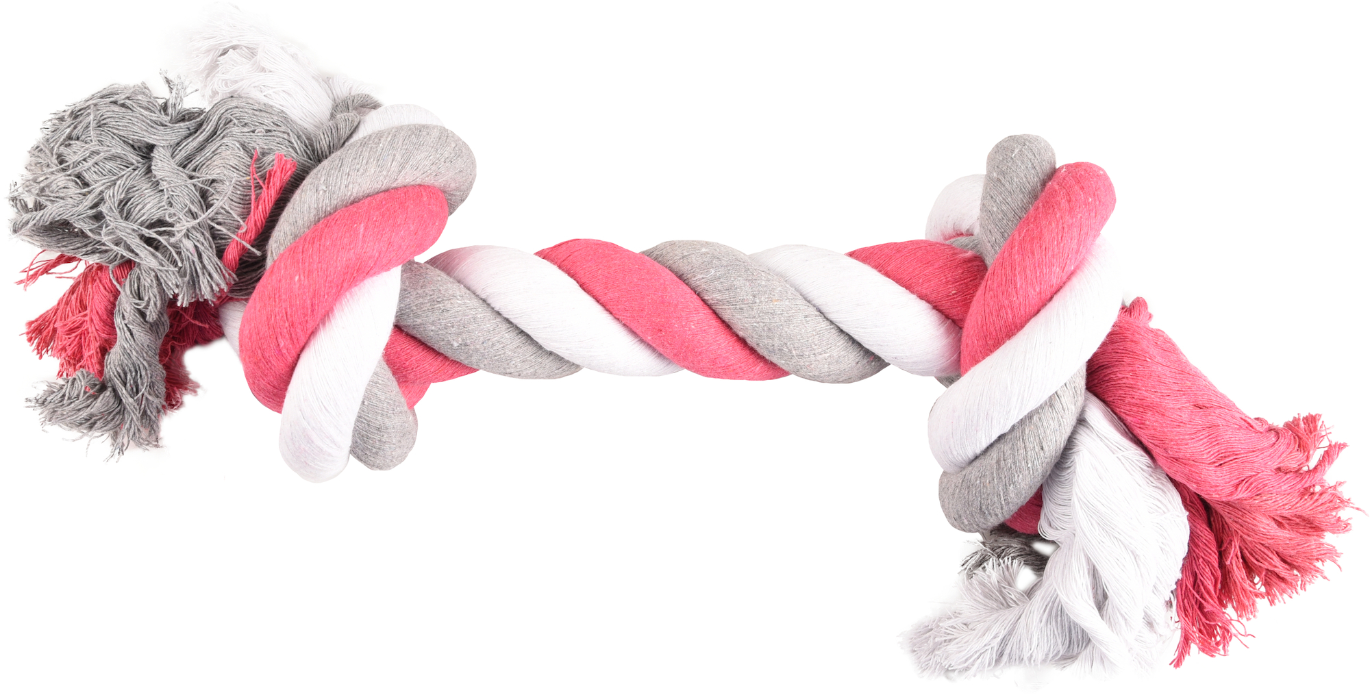 Flamingo Juguete Jim Cordón con 2 nudos Fucsia