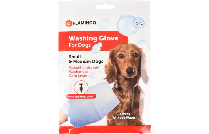 Flamingo Waschlappen Washy Getränktes Tuch