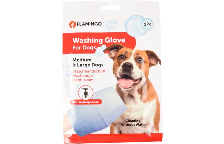 Flamingo Waschlappen Washy Getränktes Tuch