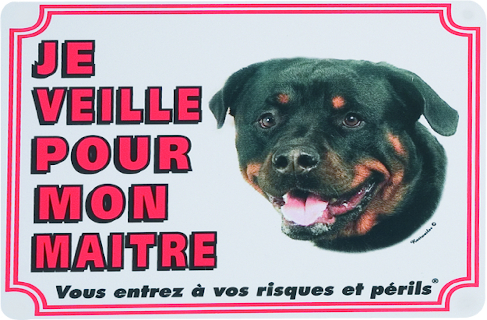 Beware of best sale dog sign rottweiler