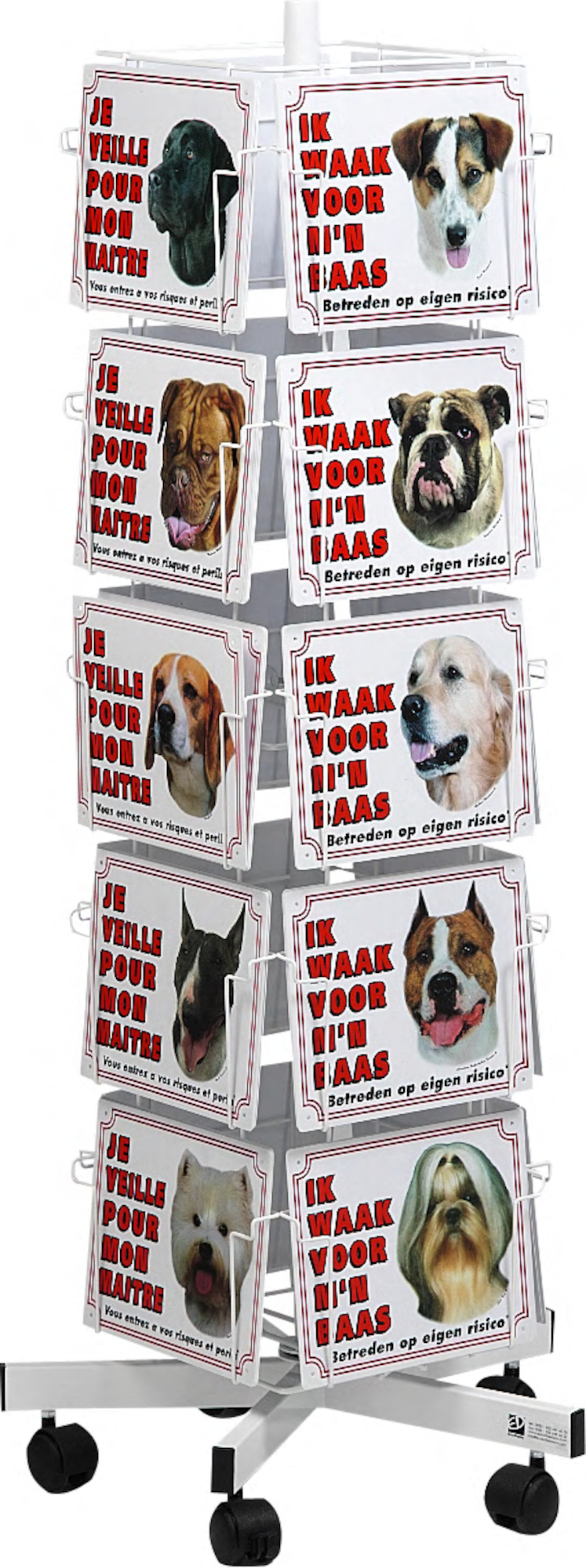 Flamingo Display rotatif  Blanc