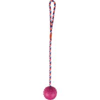 Flamingo Toy Rula Tug rope with ball Multiple colours