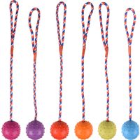 Flamingo Toy Rula Tug rope with ball Multiple colours