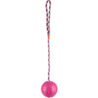 Flamingo Toy Rula Tug rope with ball Multiple colours