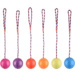 Toy Rula Tug rope with ball Multiple colours