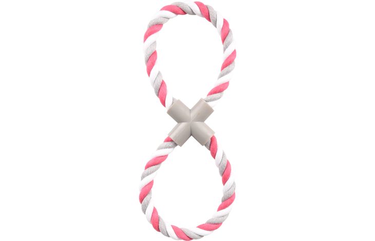 Flamingo Speelgoed Jim Trektouw & 8-vorm Fuchsia