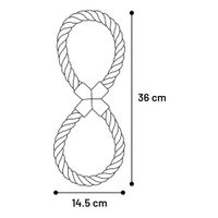 Flamingo Speelgoed Jim Trektouw & 8-vorm Fuchsia