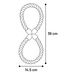 Toy Jim Tug rope 8-shape Fuchsia