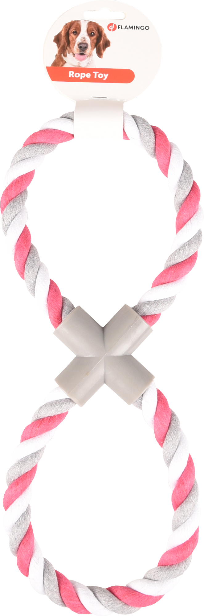 Flamingo Speelgoed Jim Trektouw & 8-vorm Fuchsia