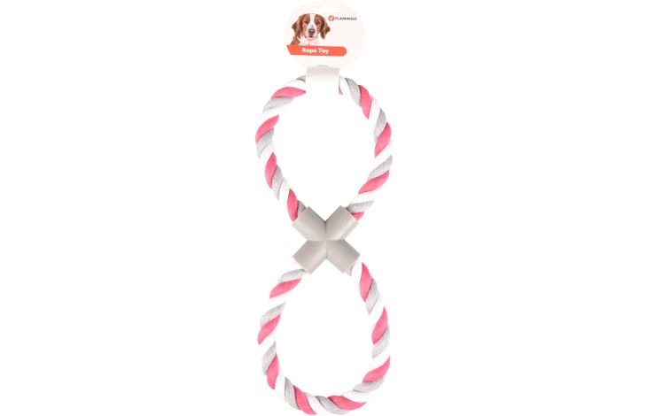 Flamingo Speelgoed Jim Trektouw & 8-vorm Fuchsia