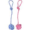 Toy Boef Tug rope Knotted ball Multiple colours
