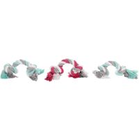 Flamingo Speelgoed Jim Touw met 2 knopen Meerkleurig