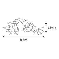 Flamingo Speelgoed Jim Touw met 2 knopen Meerkleurig