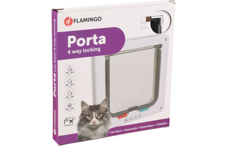 Flamingo Gattaiola 4 impostazioni Tami Bianco