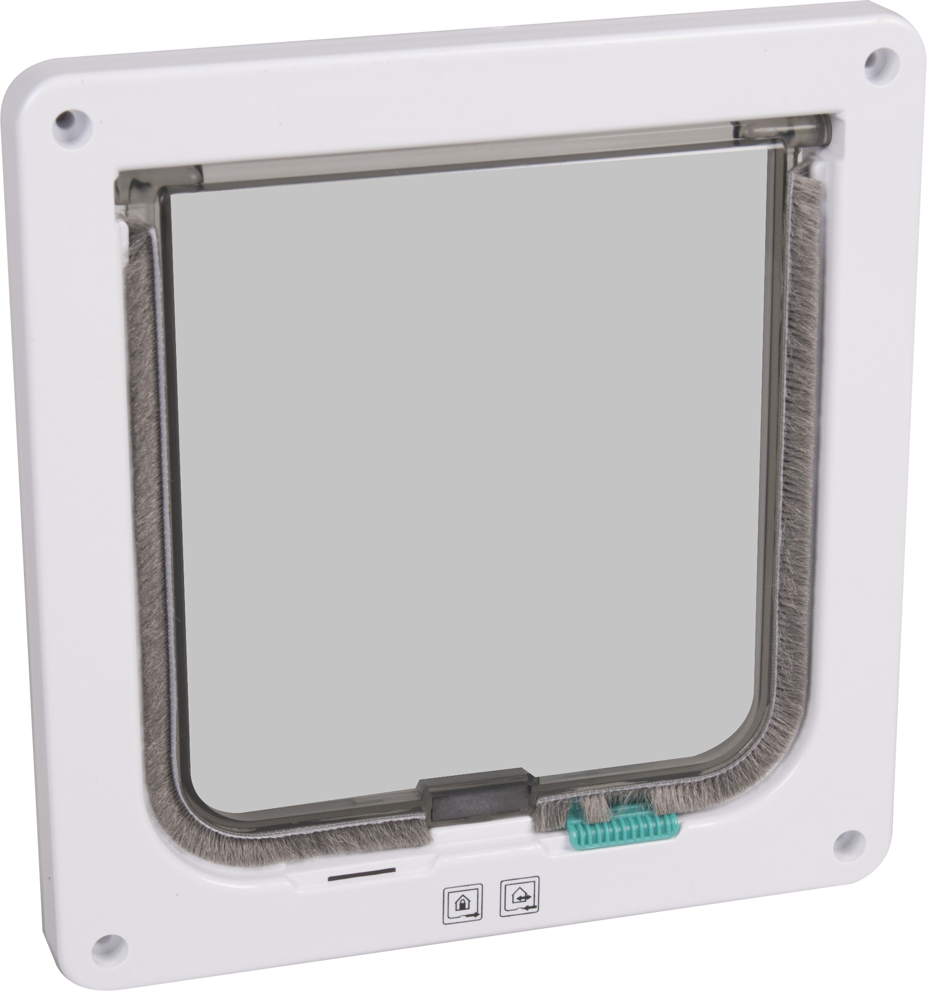 Flamingo Cat door 2 settings Fanni White