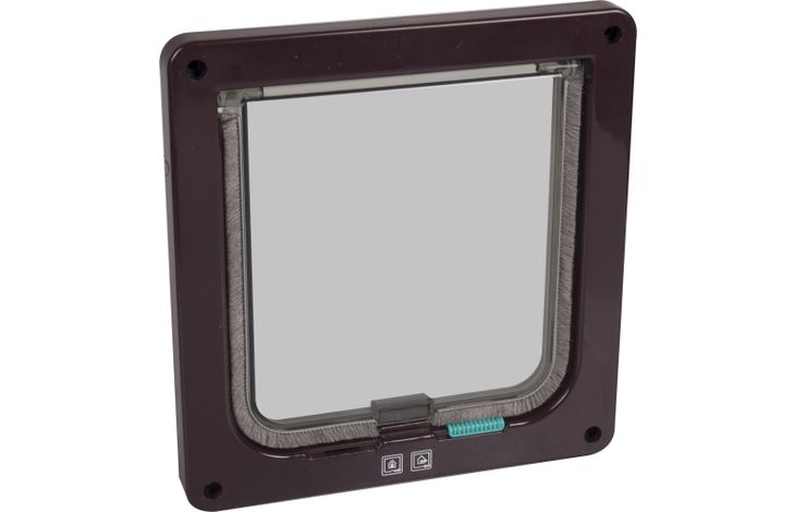 Flamingo Gattaiola 2 impostazioni Porta Marrone