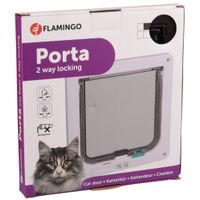Flamingo Gattaiola 2 impostazioni Porta Marrone
