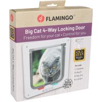 Flamingo Gattaiola 4 impostazioni Vego Bianco