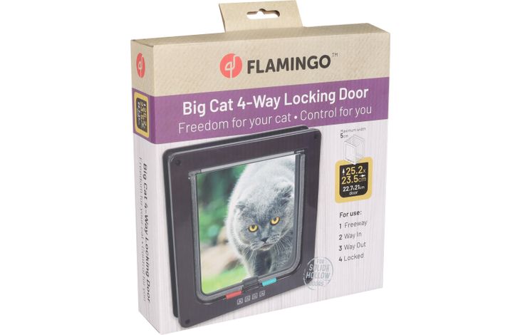 Flamingo Poezendeur 4-standen Vego Bruin