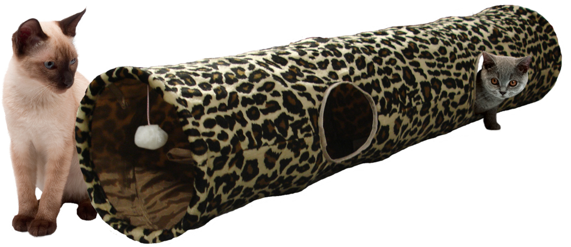 Leopard print cat tunnel sale