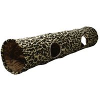 Flamingo Speelgoed Leopard Tunnel met bal Bruin