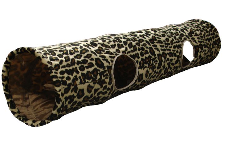 Flamingo Toy Leopard Tunnel with ball Brown