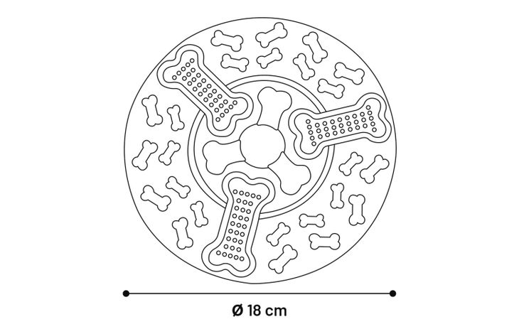 Flamingo Giocattolo Cruddo Frisbee Colori multipli