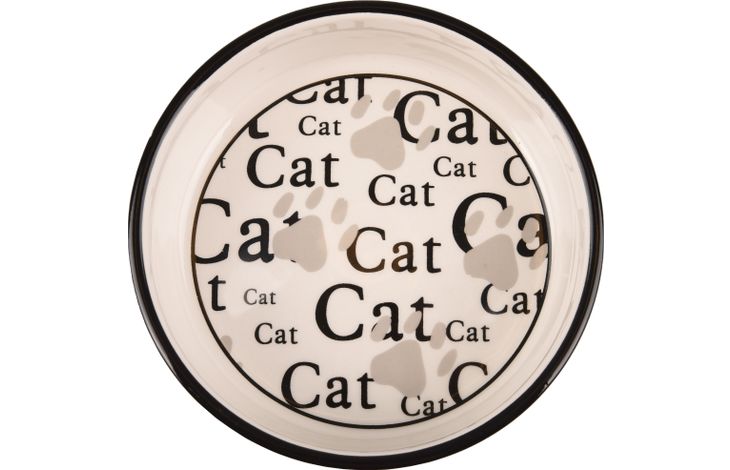 Flamingo Eet- en drinkpot Cathy Rond Wit