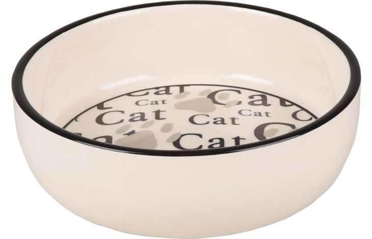 Flamingo Eet- en drinkpot Cathy Rond Wit