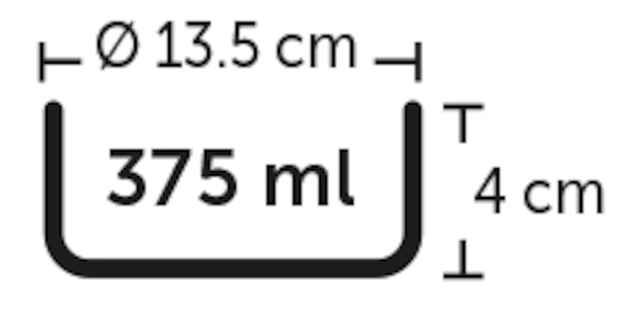 Flamingo Eet- en drinkpot Cathy Rond Wit