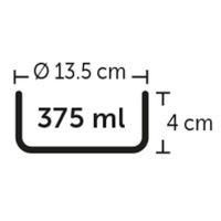 Flamingo Eet- en drinkpot Cathy Rond Wit