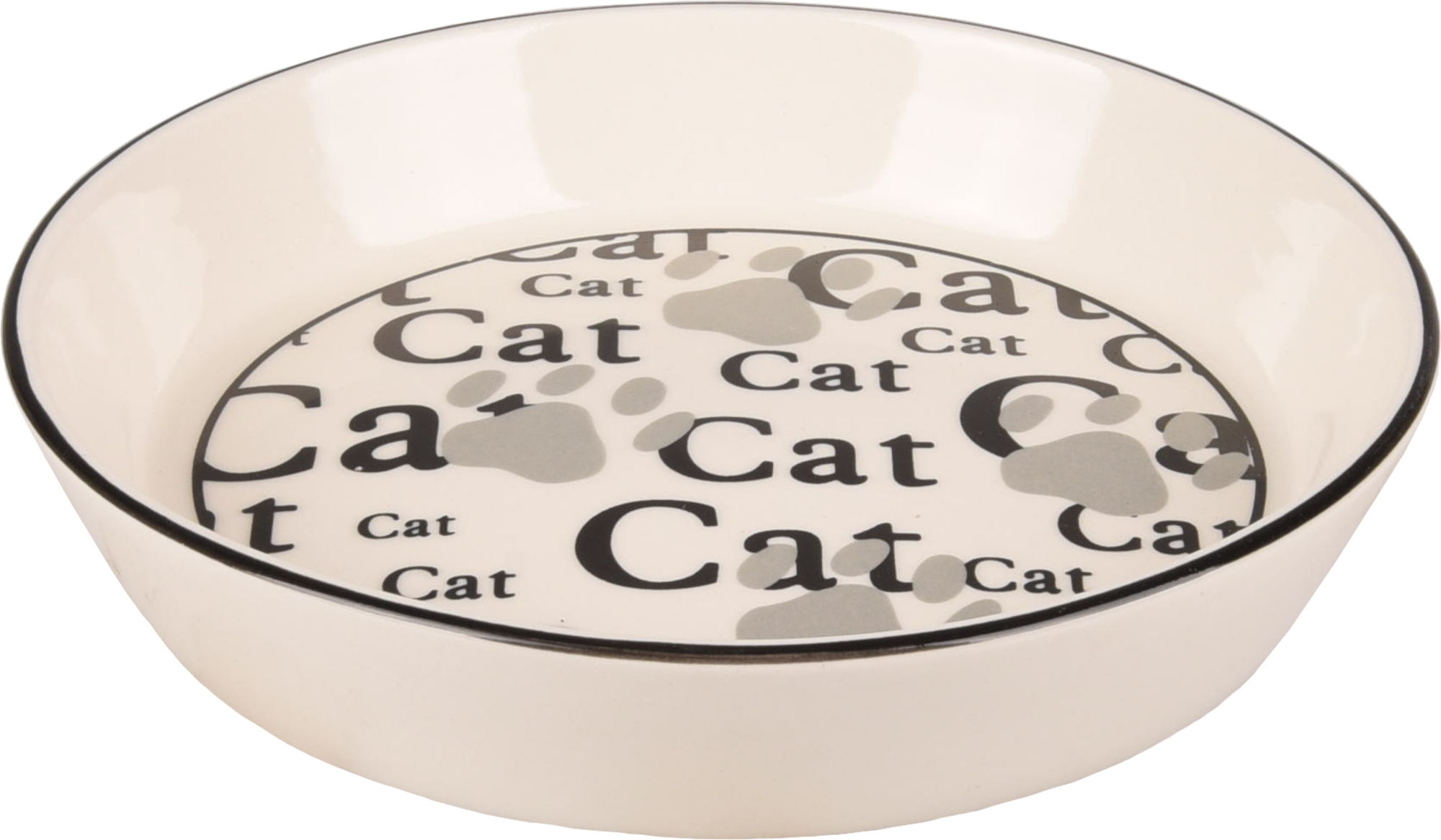 Flamingo Eet- en drinkpot Cathy Rond Wit