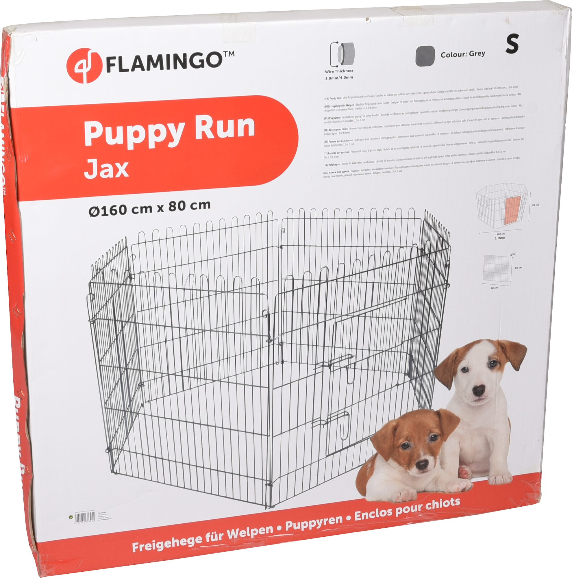 Flamingo Parque Puppy Jax Plata