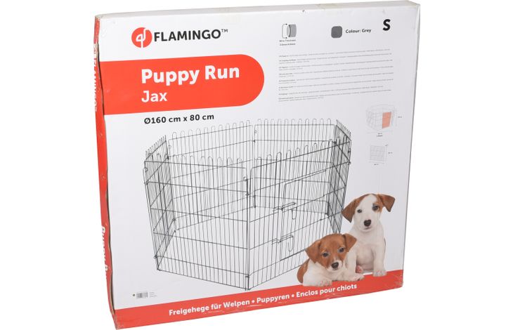 Flamingo Ren voor puppy's Jax Zilver