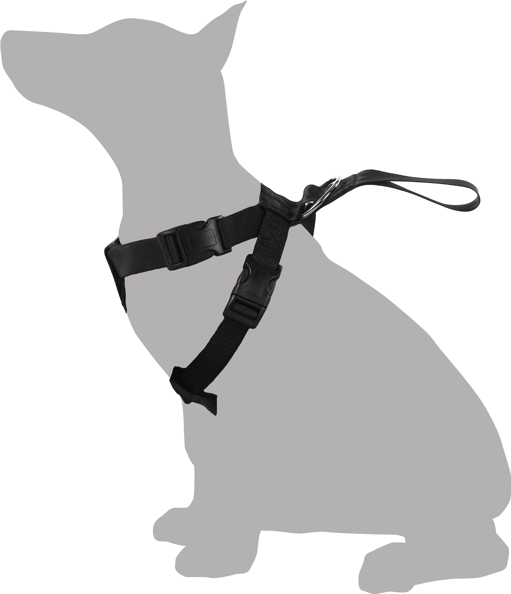 Flamingo Car safety harness Baro Black