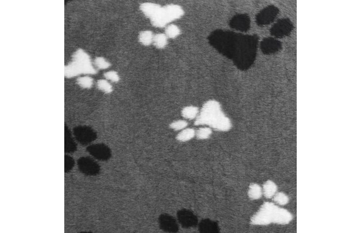 Flamingo Cushion Teddy Rectangle Grey