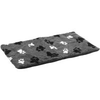 Flamingo Cushion Teddy Rectangle Grey