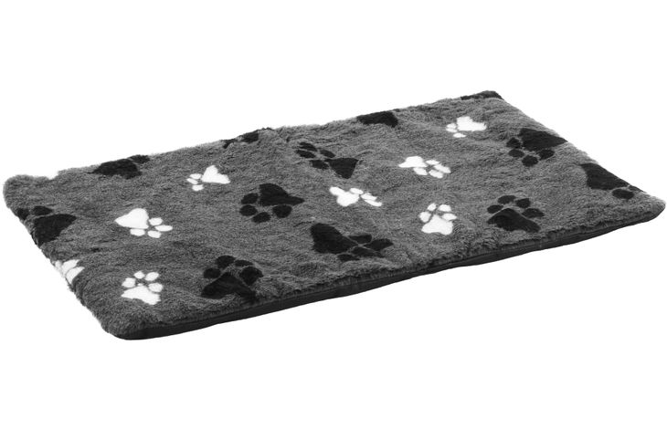 Flamingo Cushion Teddy Rectangle Grey