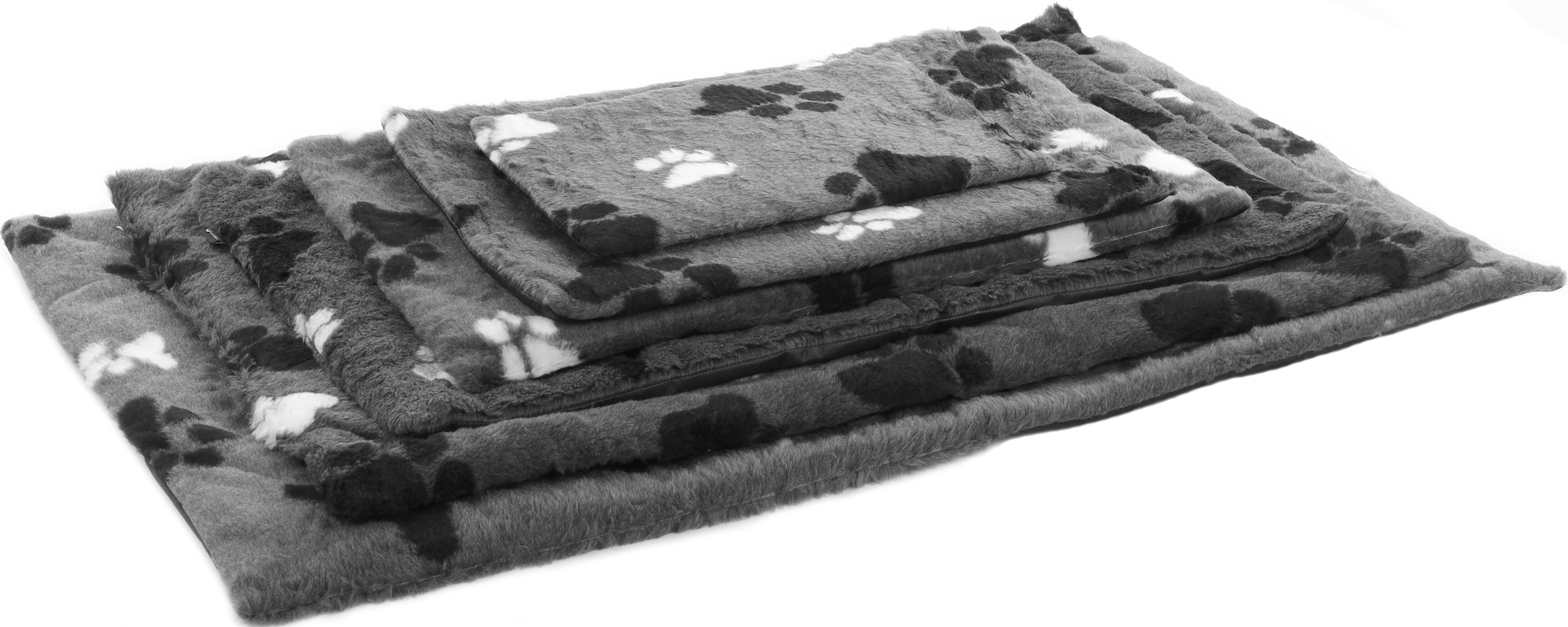 Flamingo Cushion Teddy Rectangle Grey