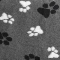 Flamingo Cushion Teddy Rectangle Grey