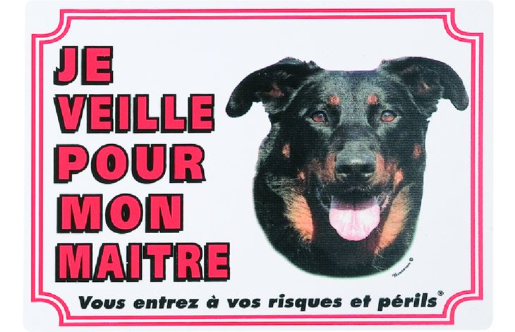 Flamingo Waakbord FR Beauceron Wit