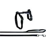 Harness with leash Ela Black