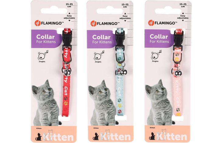 Flamingo Collar Kitten Kitty Multiple colours